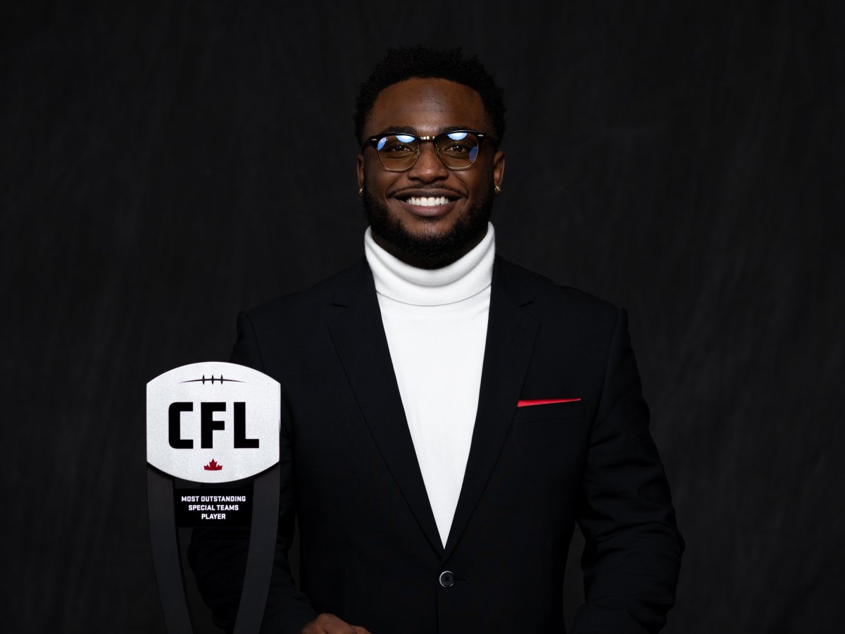 Ottawa Redblacks’ DeVonte Dedmon wins 2021 CFL Special Teams Player of the Year&nbsp;award