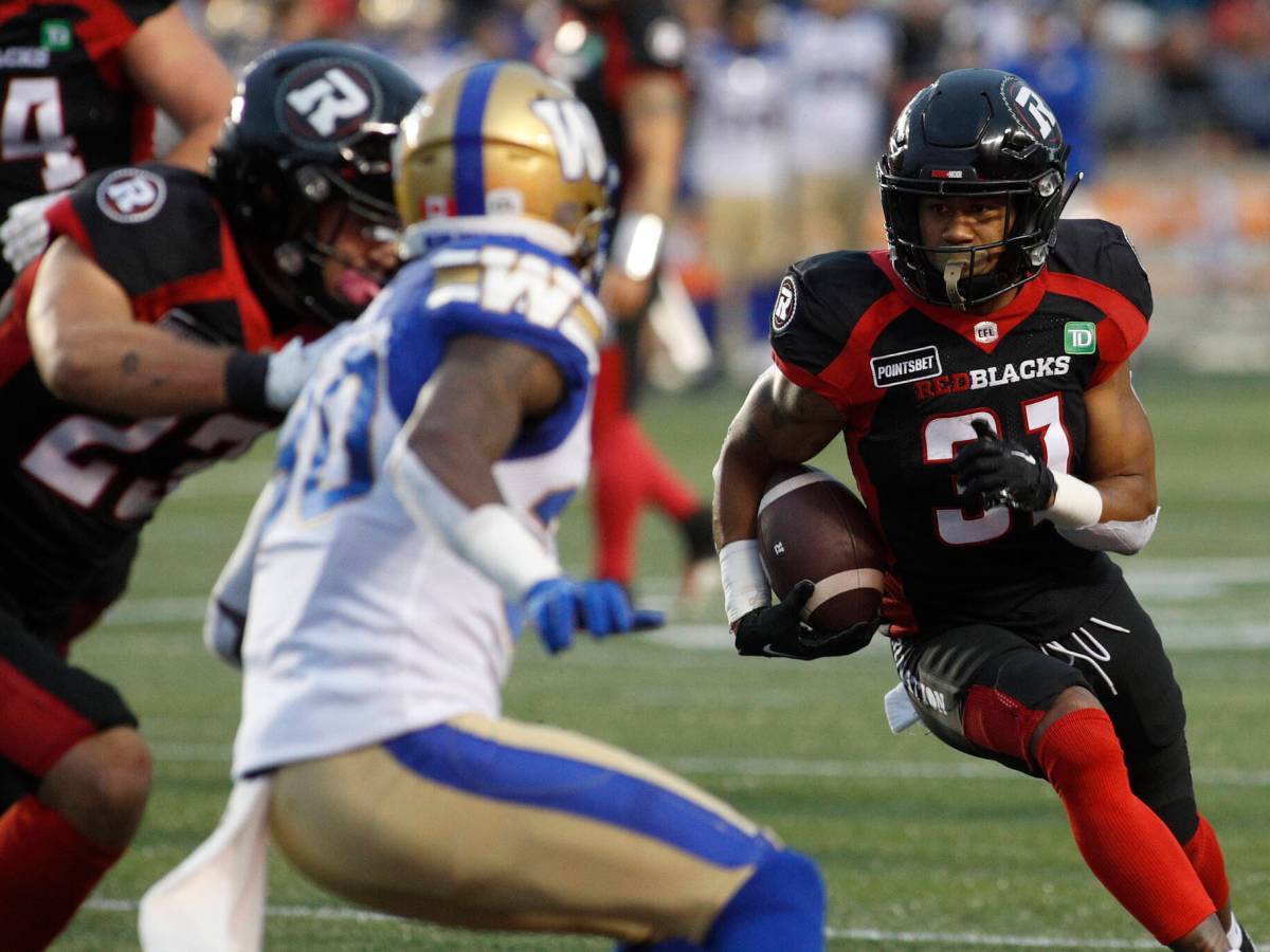 “Its gonna be a show” running back Devonte “the matrix” Williams in for a big game in 3rd start for&nbsp;Redblacks